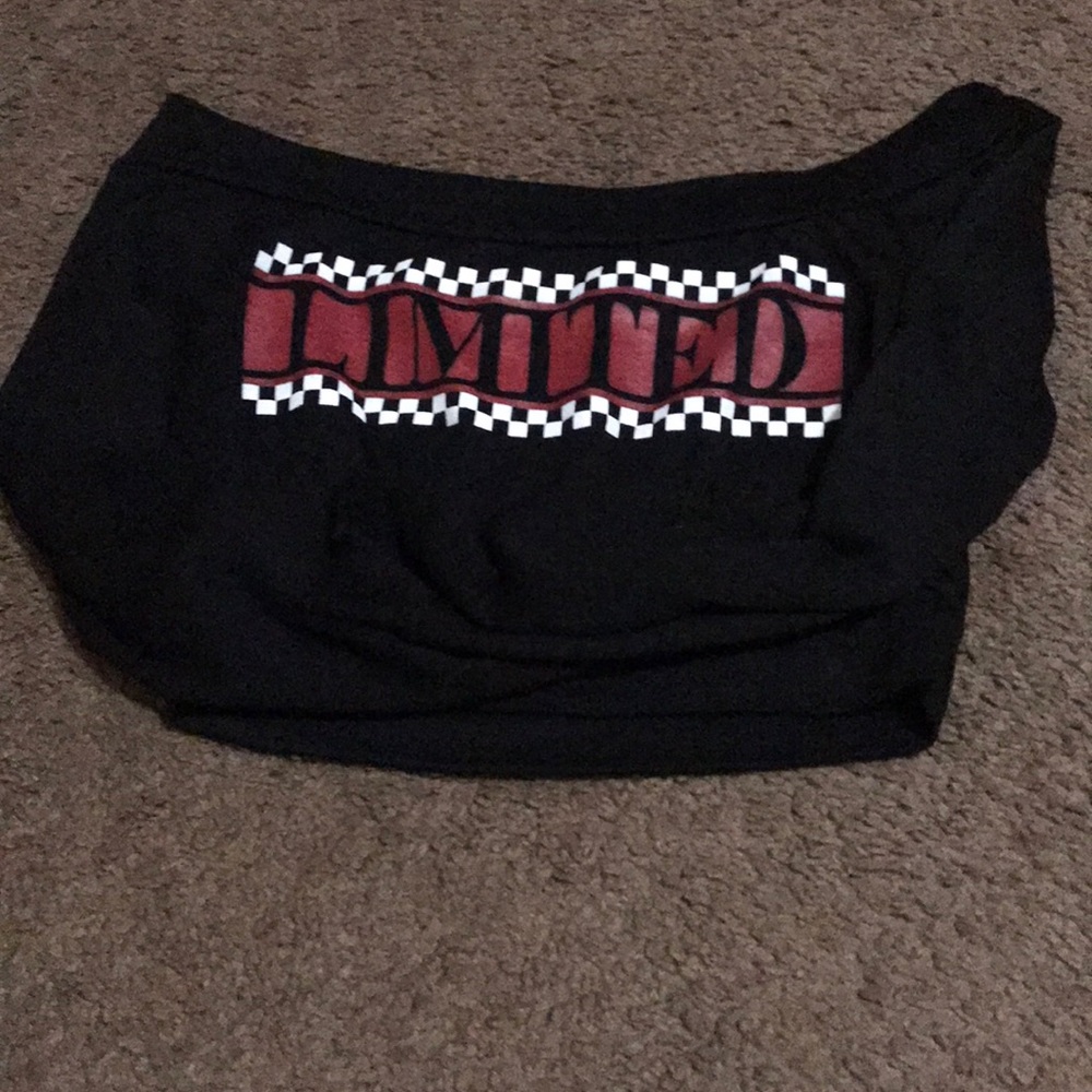 long sleeve checker board crop top